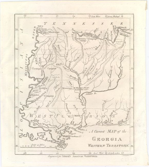 A Correct Map of the Georgia Western Territory