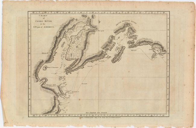 Chart of Cooks River in the N.W. Part of America