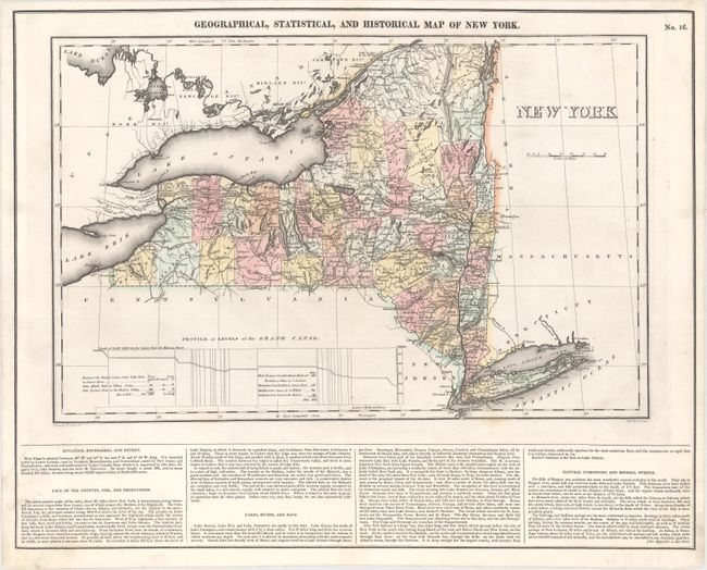Geographical, Statistical, and Historical Map of New York