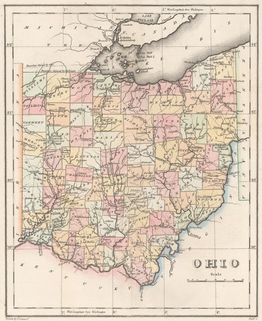 Geographical, Statistical, and Historical Map of Ohio