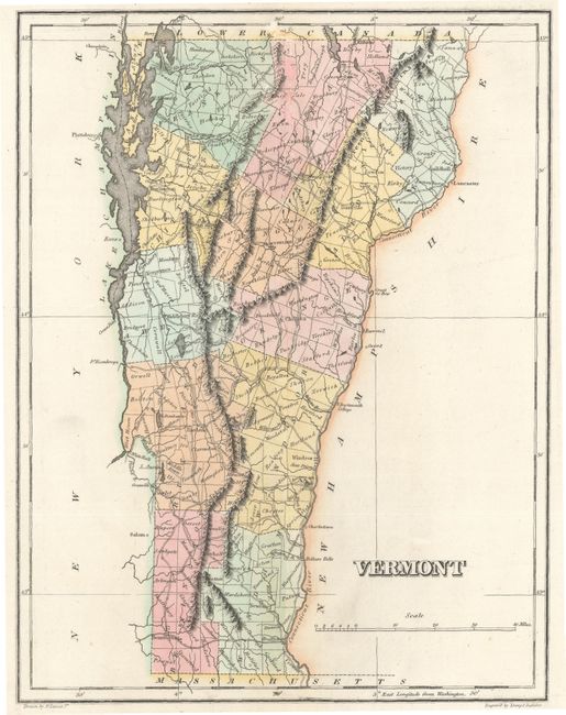 Geographical, Statistical, and Historical Map of Vermont