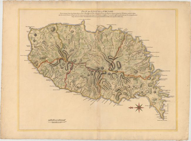 Plan de l'Isle de la Grenade...