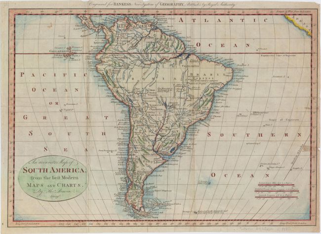 An Accurate Map of South America, from the Best Modern Maps and Charts