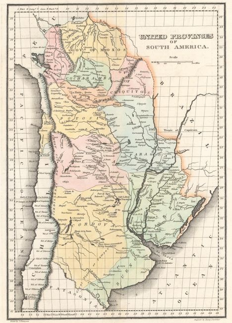 Geographical, Statistical, and Historical Map of the United Provinces of South America