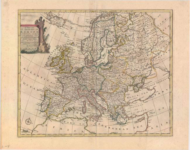 A New and Accurate Map of Europe Collected from the Best Authorities, Assisted by the Most Approv'd Modern Maps & Charts...