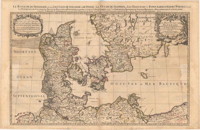 Le Royaume de Danemark Subdivise en Ses Principales Provinces Tire de Plusieurs Memoires