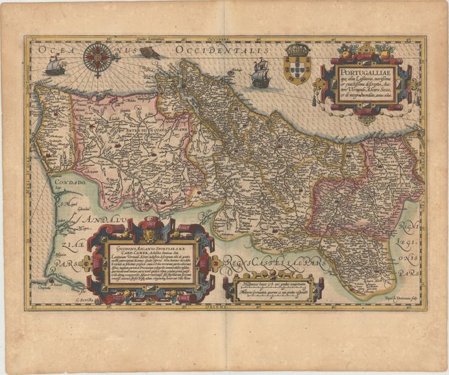 Portugalliae que olim Lusitania, Novissima et Exactissima Descriptio, Auctore Vernando Alvaro Secco, et de Integro Emendata, Anno 1600