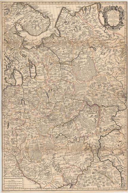 A Correct Map of Moscovy Humbly Dedicated to the Honourable Sr. Thomas Powell of Broadway in Carmarthenshire...
