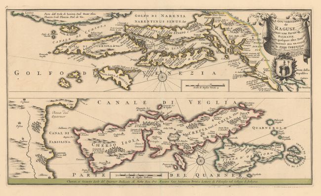 Le Gouvernement de Raguse, Estant une Partie de Dalmatie, avec Quelques Isles, Tres Exactement Mis en Escrit par le Pere Corneille