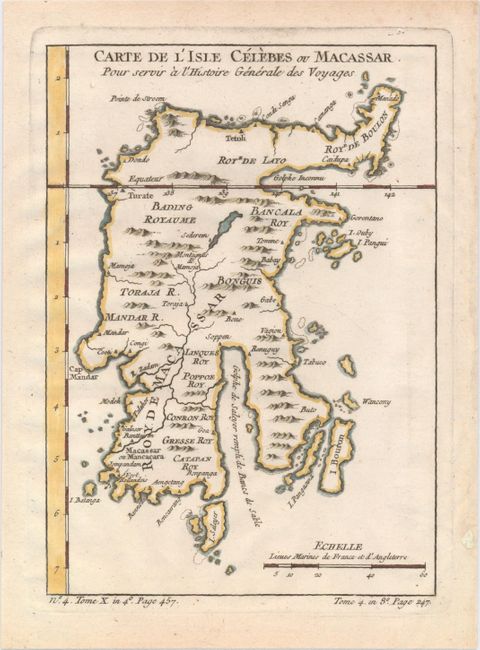 Carte de l'Isle Celebes ou Macassar pour Servir a l'Histoire Generale des Voyages