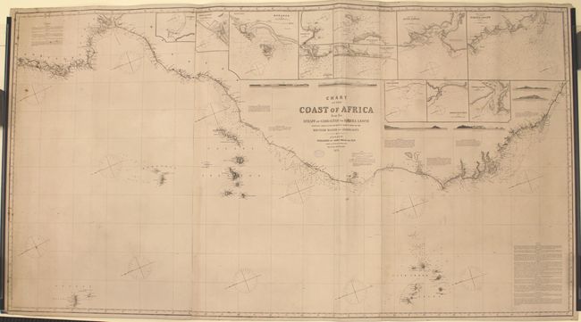 Chart of the Coast of Africa from the Strait of Gibraltar to Sierra Leone Compiled Chiefly from the Surveys Made by the Order of the British Board of Admiralty