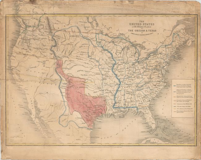 The United States & The Relative Position of the Oregon & Texas