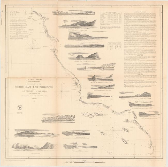 Reconnaissance of the Western Coast of the United States from San Francisco to San Diego by the Hydrographic Party Under the Command of Lieut. James Alden U.S.N. Assistant