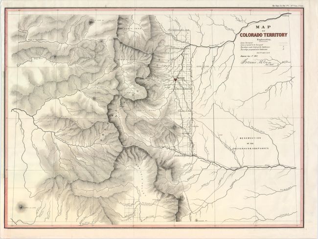 Map of Colorado Territory