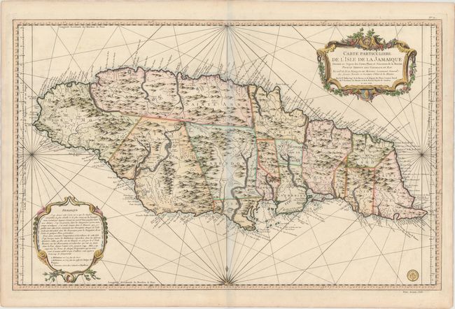 Carte Particuliere de l'Isle de la Jamaique Dressee au Depost des Cartes Plans et Journaux de la Marine...