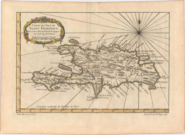 Carte de l'Isle de Saint Domingue [and] Ville de S. Domingue dans l'Isle de ce Nom
