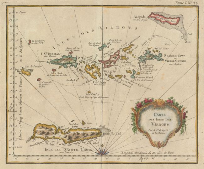 Carte des Isles des Vierges