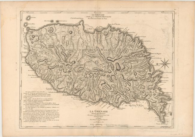 La Grenade Divisee par Paroisses Levee par Ordre du Gouverneur Scott...