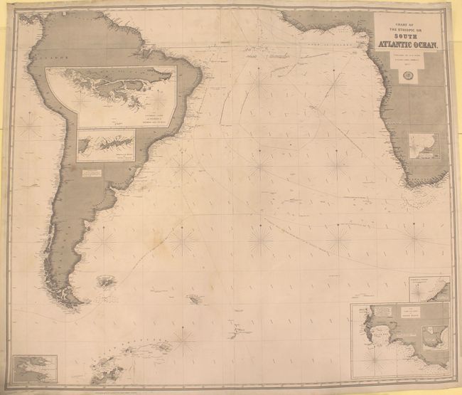 Chart of the Ethiopic or South Atlantic Ocean