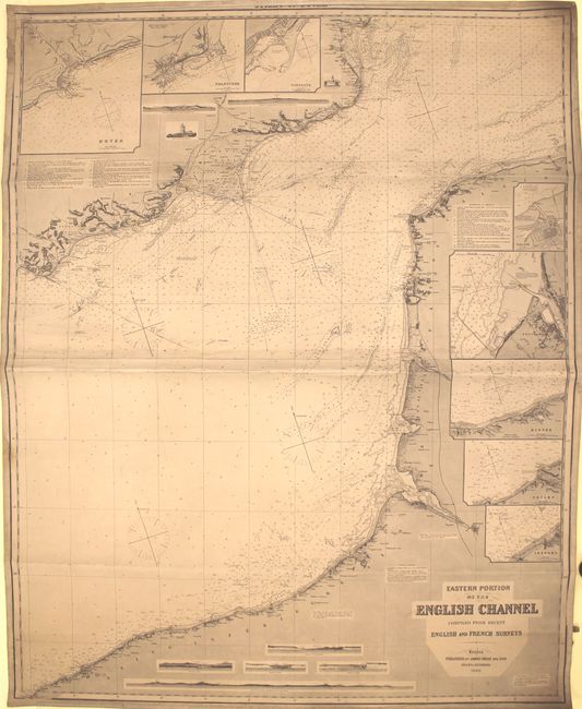 Eastern Portion of the English Channel Compiled from Recent English and French Surveys