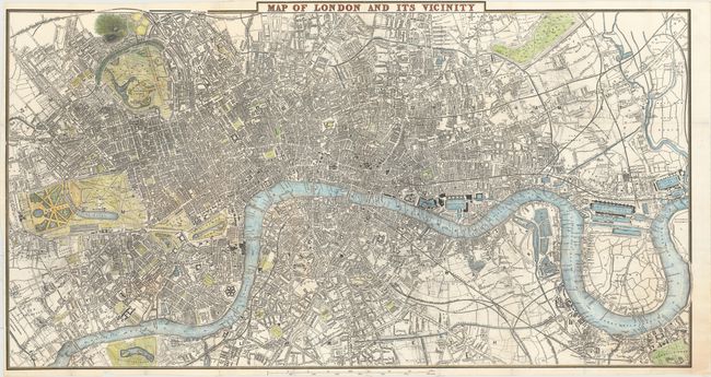 Map of London and Its Vicinity