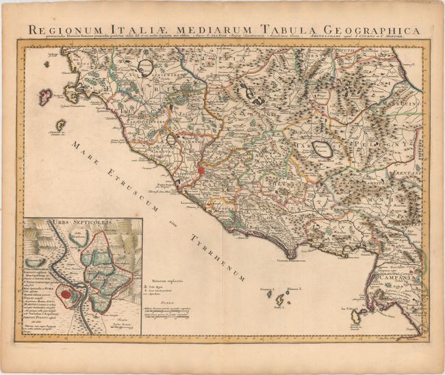 Regionum Italiae Mediarum Tabula Geographica...