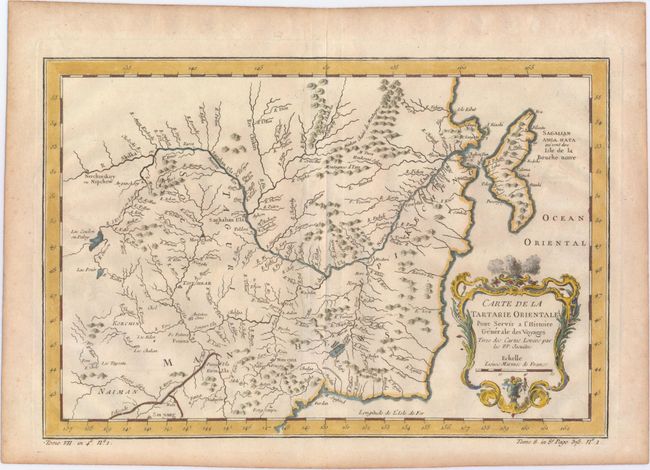 Carte de la Tartarie Orientale pour Servir a l'Histoire Generale des Voyages Tiree des Cartes Levees par les P.P. Jesuites