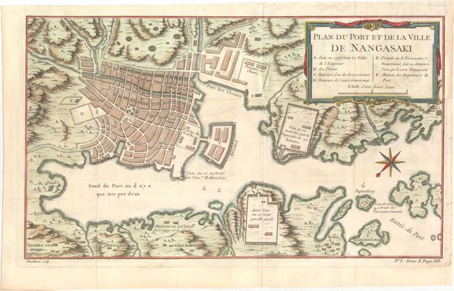 Plan du Port et de la Ville de Nangasaki