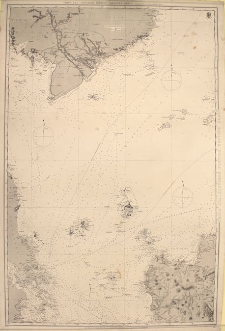 China Sea - Southern Portion - Western Sheet Compiled from the Latest Surveys, 1881