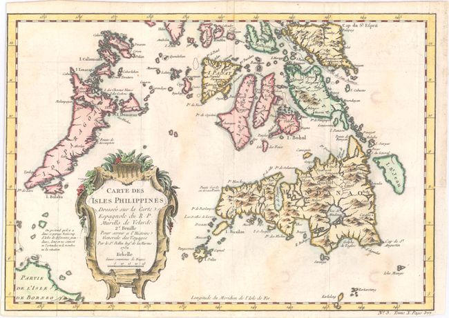 Carte des Isles Philippines Dressee sur la Carte Espagnole du R.P. Murillo de Velarde 2e Feuille...