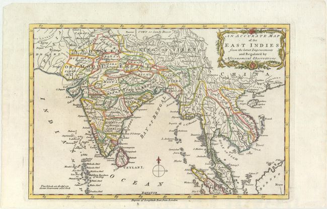 An Accurate Map of the East Indies, from the Latest Improvements and Regulated by Astronomical Observations