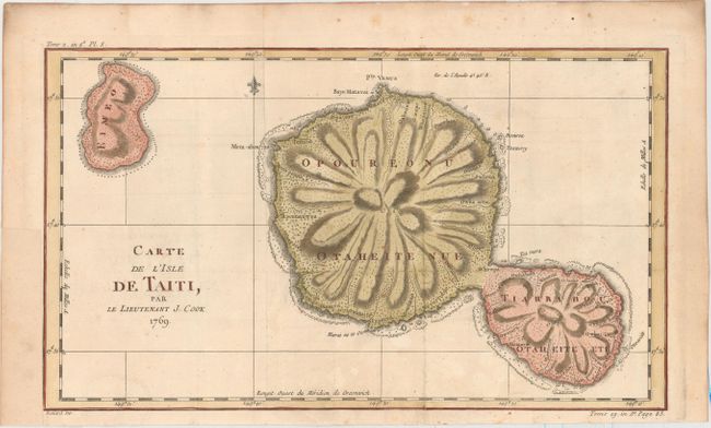 Carte de l'Isle de Taiti