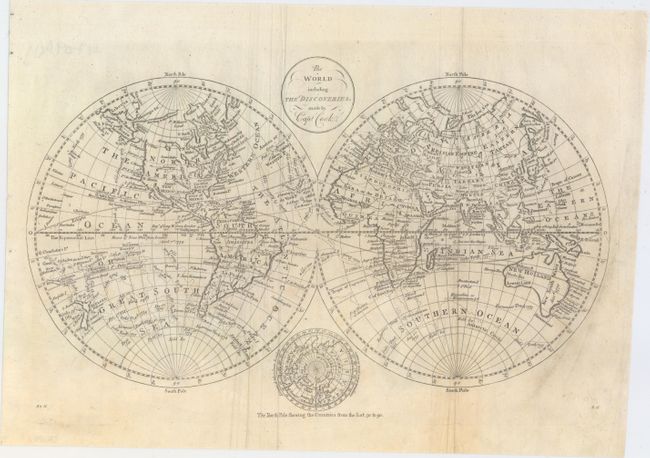 The World Including the Discoveries, Made by Capt. Cook