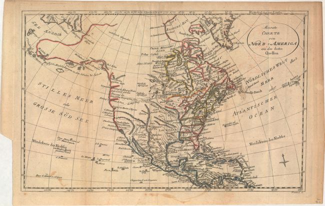 Accurate Charte von Nord-America aus dem besten Quellen