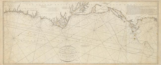 To the Independent Mariners of America, This Chart of their Coast from Savannah to Boston is most Respectfully Dedicated