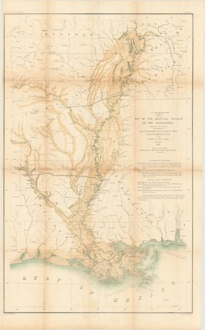 Map of the Alluvial Region of the Mississippi