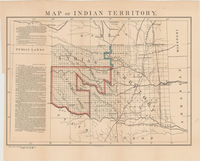 Map of Indian Territory