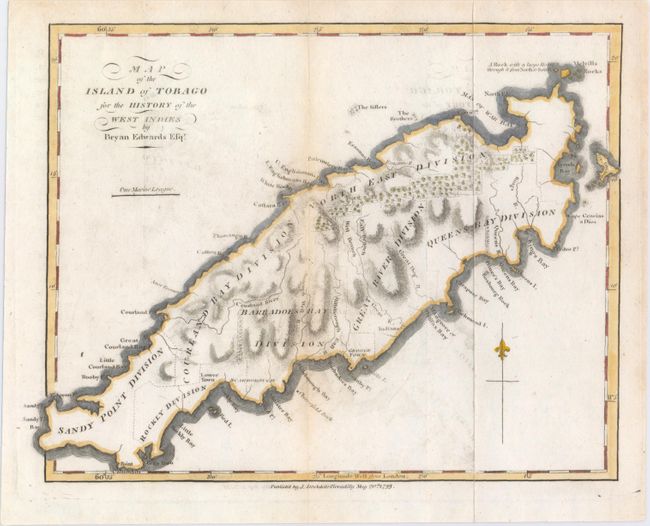 Map of the Island of Tobago for the History of the West Indies