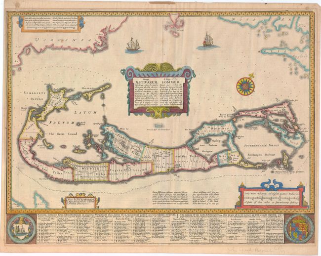 A Mapp of the Sommer Ilands / Mappa Aestivarum Insularum