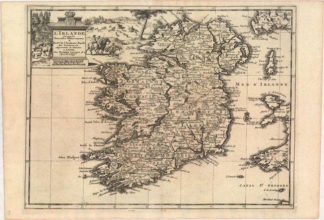 L'Irlande, Suivant les Nouvelles Observations de Messrs. de l'Academie Royale des Sciences, etc. Augmentees de Nouveau