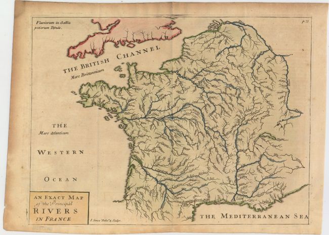 An Exact Map of the Principal Rivers in France