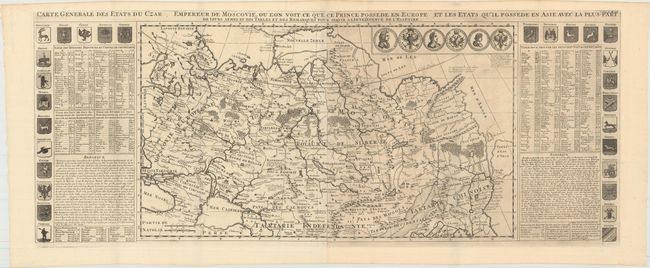 Carte Generale des Etats du Czar Empereur de Moscovie...