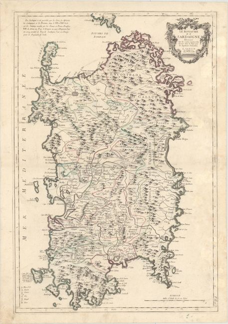 Le Royaume de Sardaigne Dresse sur les Cartes Manuscrites Levees dans le Pays par les Ingenieurs Piemontois