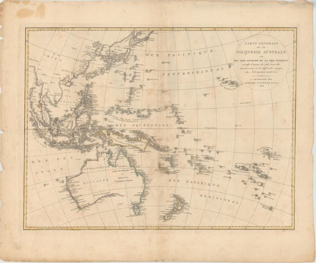 Carte Generale de la Polijnesie Australe ou des Iles Eparses de la Mer Pacifique...