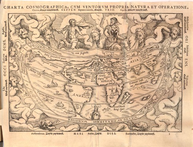 Cosmographia [with] Charta Cosmographica, cum Ventorum Propria Natura et Operatione