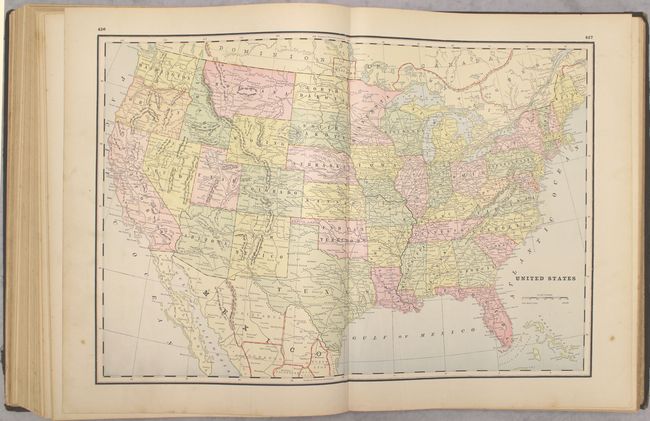 Cram's Standard Library Atlas of the World, Accompanied by a Complete and Simple Index of the United States...