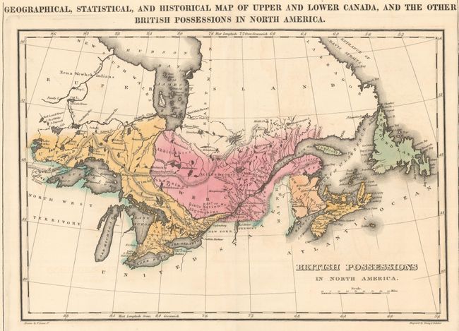 Geographical, Statistical, and Historical Map of Upper and Lower Canada, and the Other British Possessions in North America