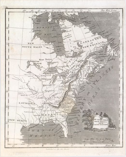 The United States of North America with the British Territorys