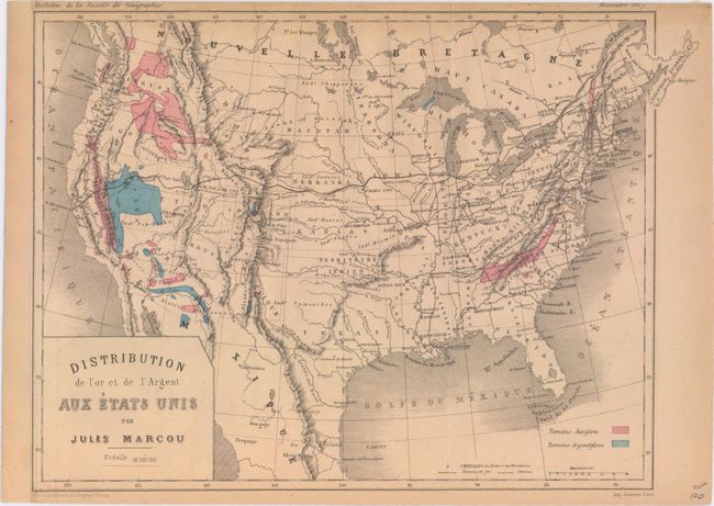 Distribution de l'Or et de l'Argent aux Etats Unis