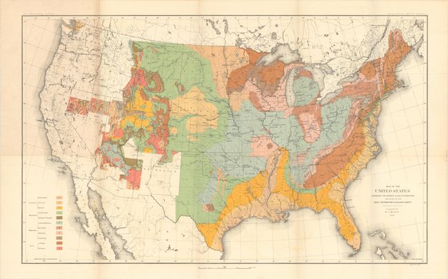 Map of the United States Exhibiting the Present Status of Knowledge Relating to the Areal Distribution of Geologic Groups